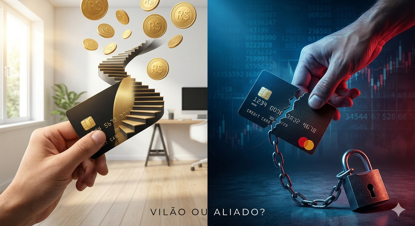 Cartão de Crédito: Vilão ou Aliado? O Guia para Transformar Gastos em Lucro Real